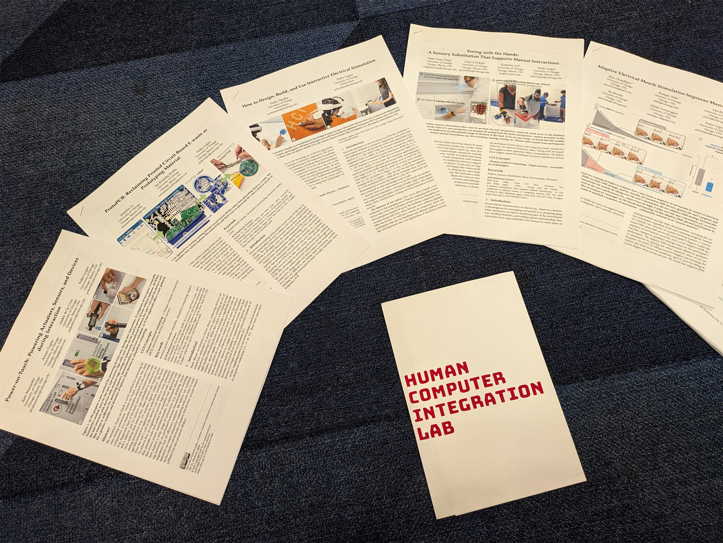 Our CHI25 papers