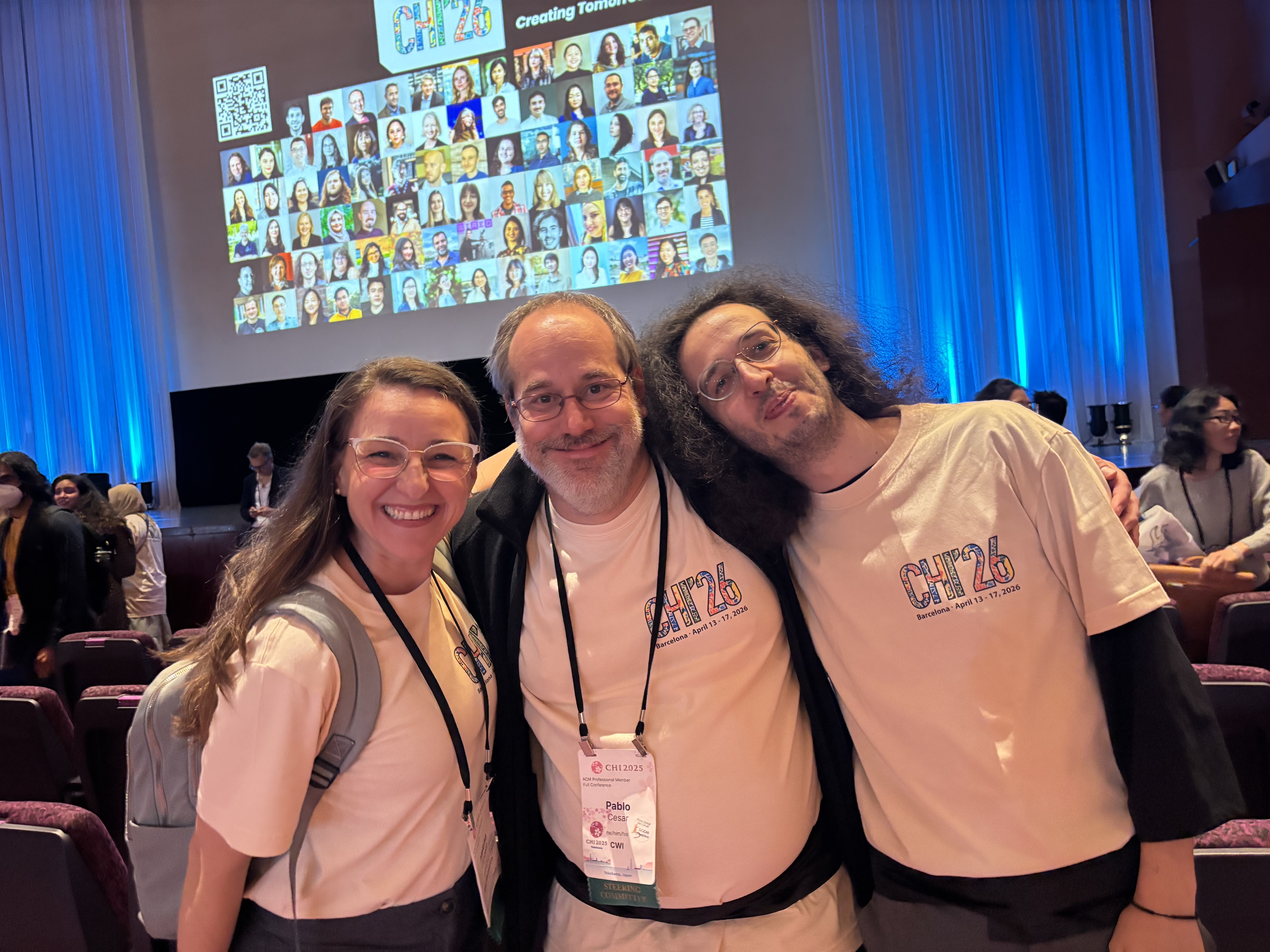 Pedro, Heloisa and Pablo, the Technical Program Chairs for CHI 2026
