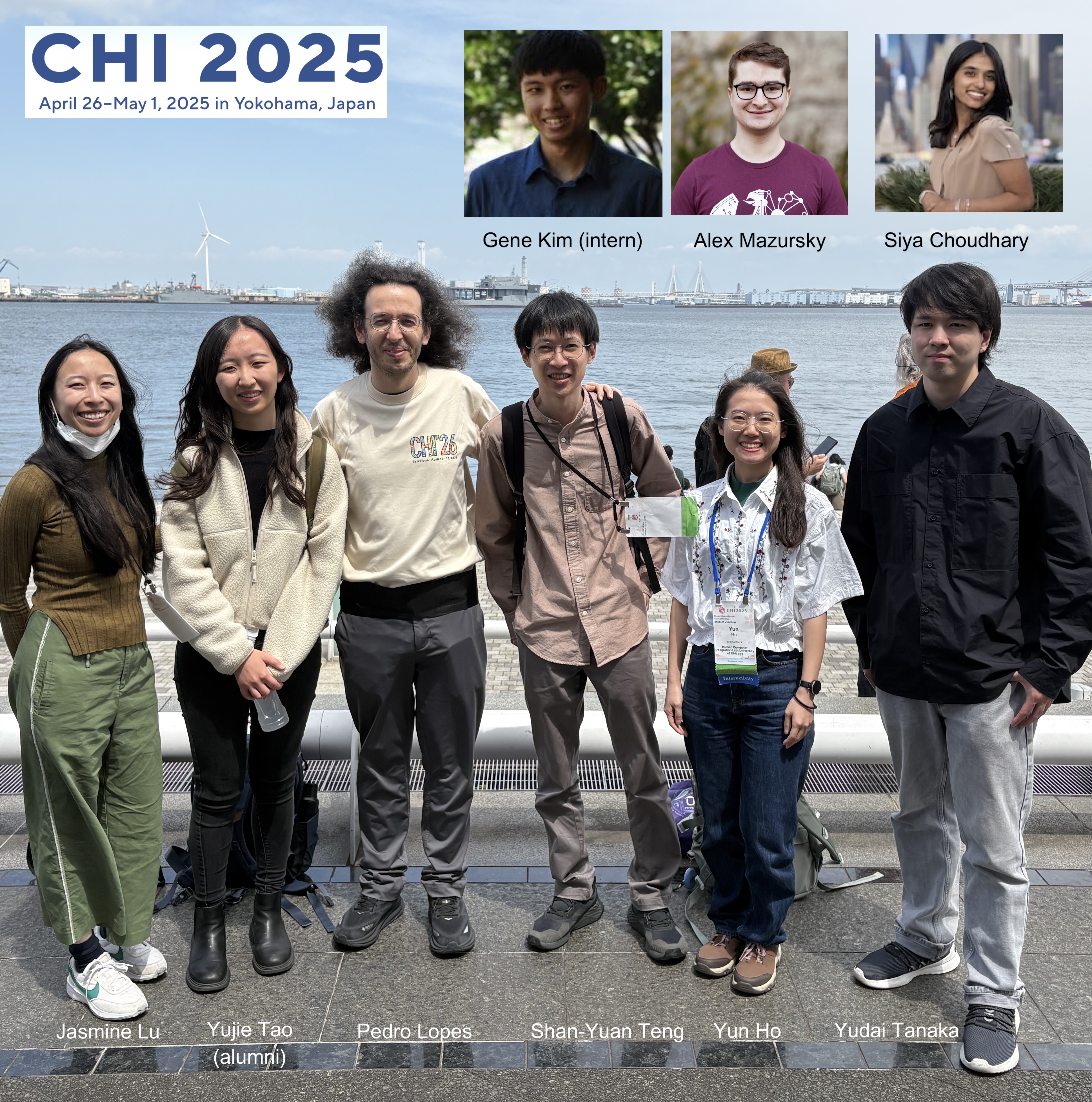 Our lab's group photo at CHI 2025