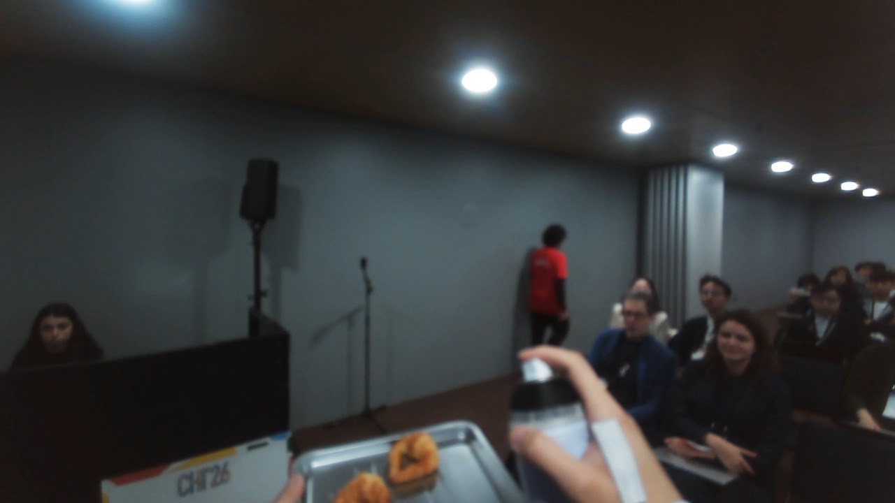 POV from smart glasses of embodied AI demo!
