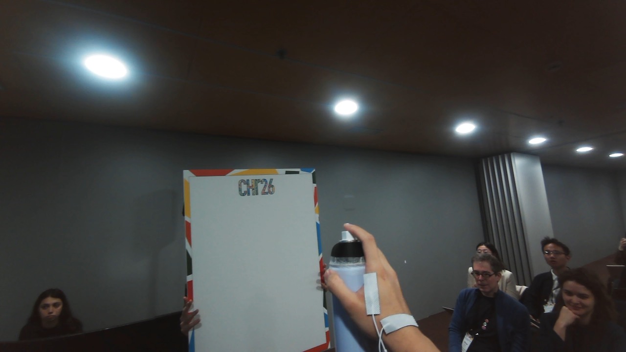 POV from smart glasses of embodied AI demo