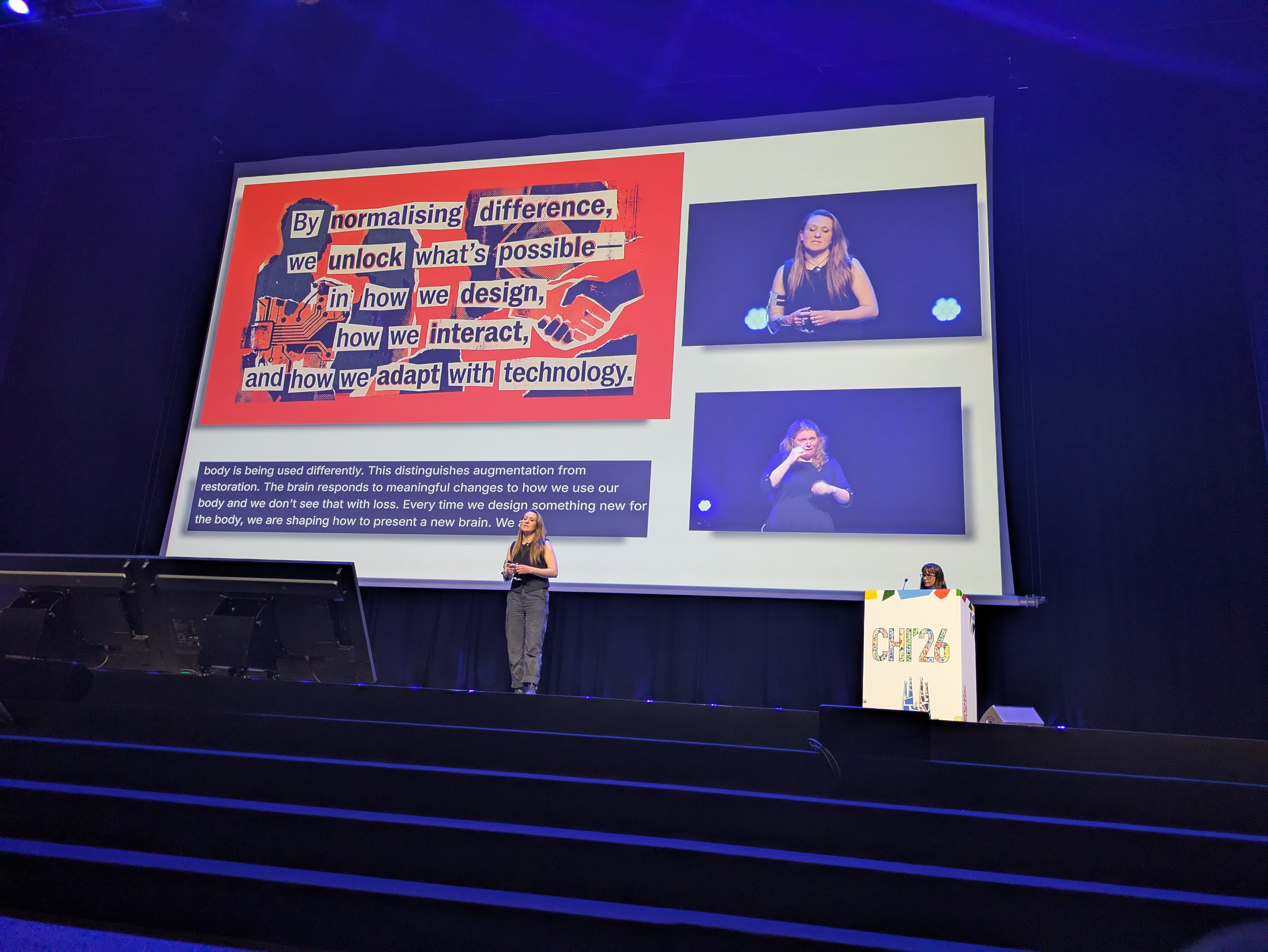 Dani and Tamar rocking the stage with a deep technical and insightful keynote!