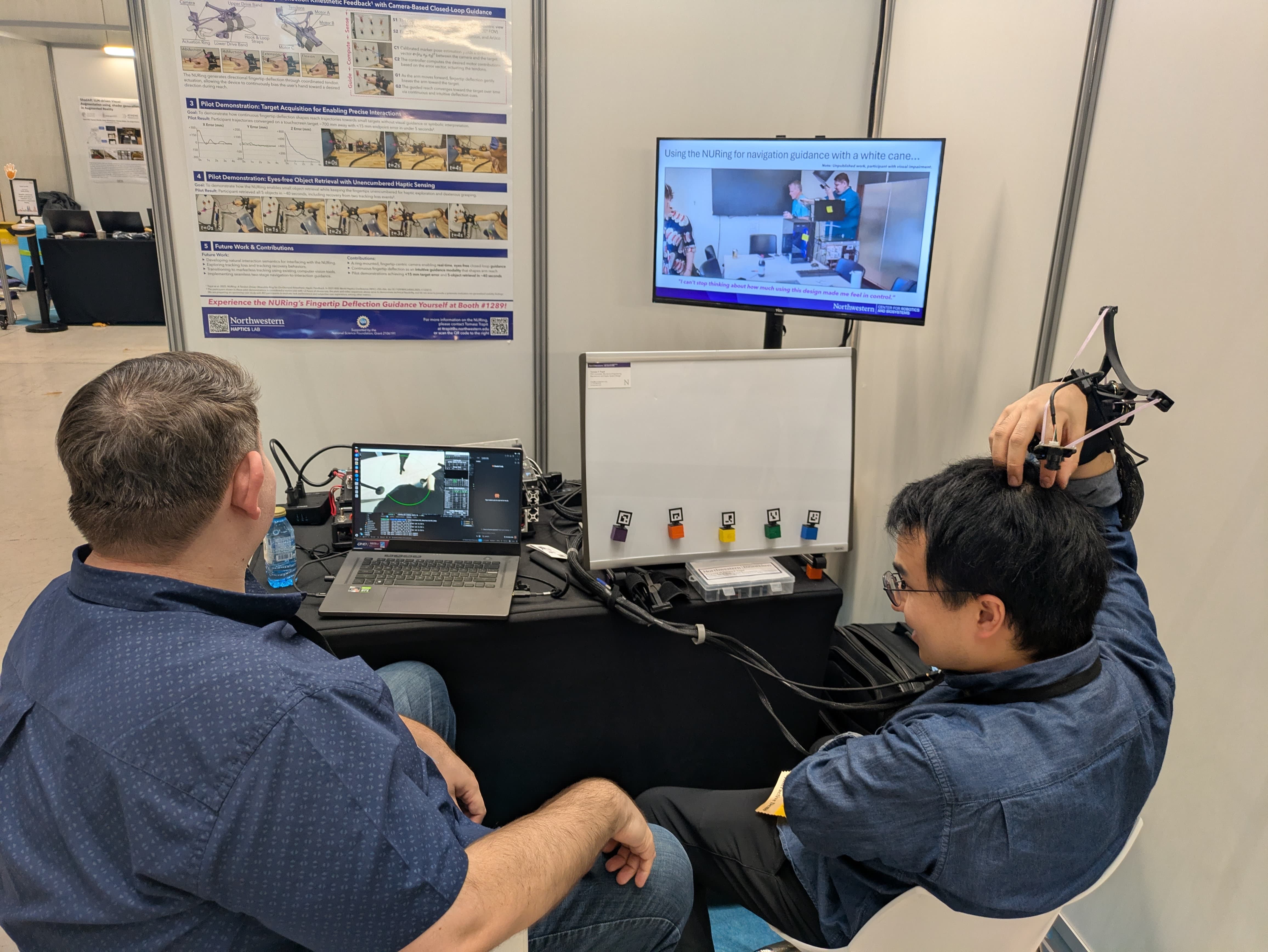 Tomasz in the demo!