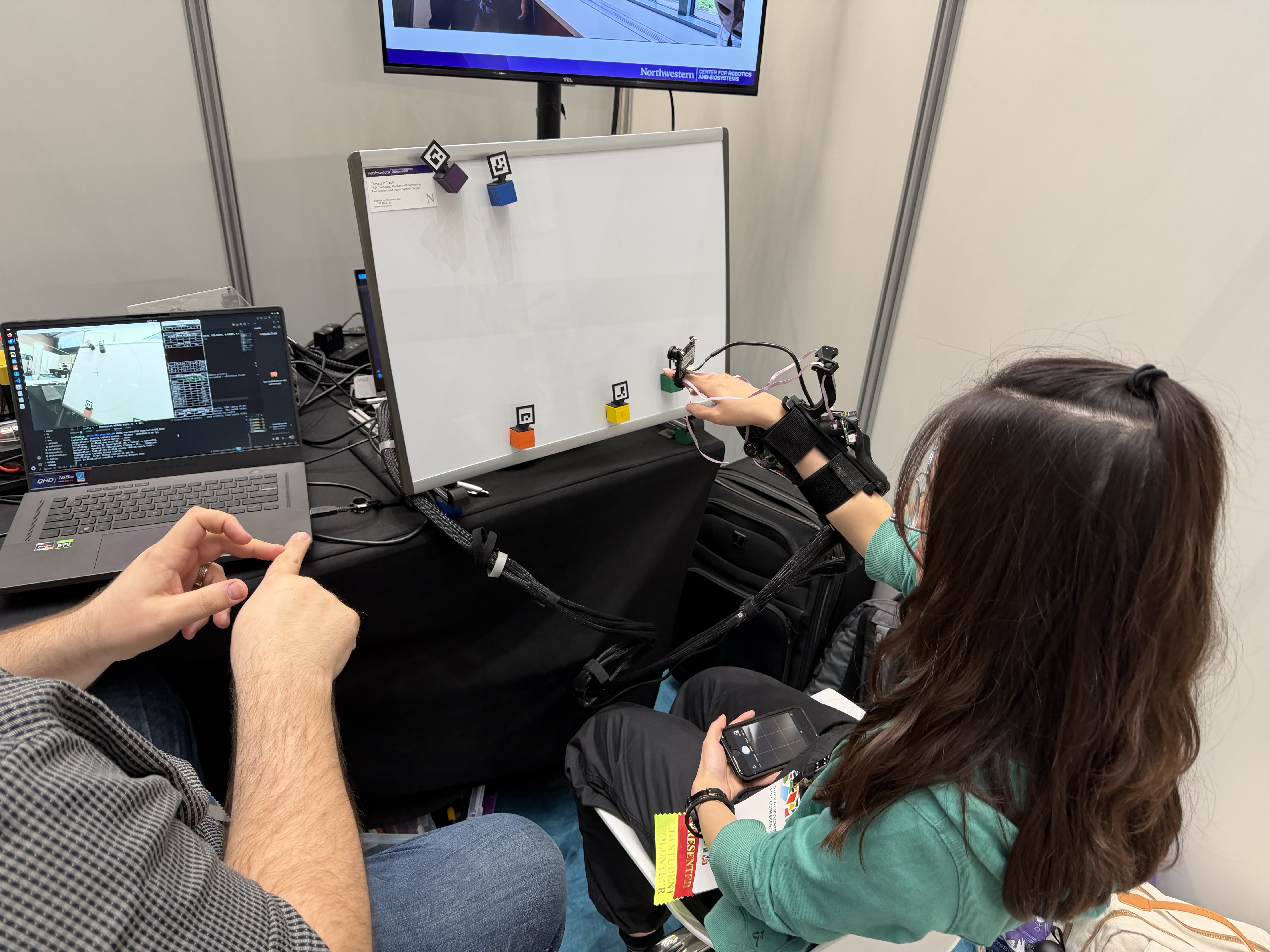 Tomasz in the demo
