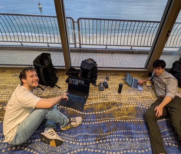 chilling at UIST 2025